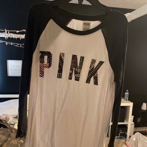 Pink long sleeve shirt